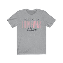 Load image into Gallery viewer, Loungewear Chic Casual Jersey Short Sleeve Tee