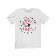 Load image into Gallery viewer, Basketball Mama Black &amp; Red Jersey Short Sleeve Tee