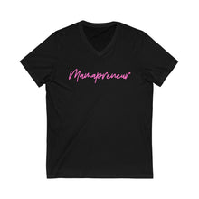 Load image into Gallery viewer, Mamapreneur Jersey Short Sleeve V-Neck Tee