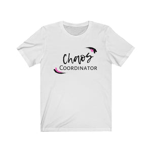 Pink Chaos Coordinator Busy Mom Short Sleeve Tee