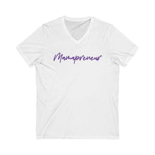 Load image into Gallery viewer, Mamapreneur Jersey Short Sleeve V-Neck Tee