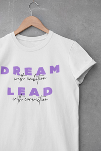 Dream and Lead Unisex Jersey Short Sleeve Tee
